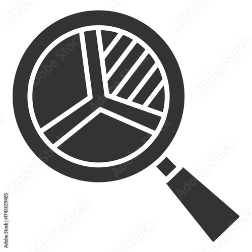 Search Data Glyph Icon