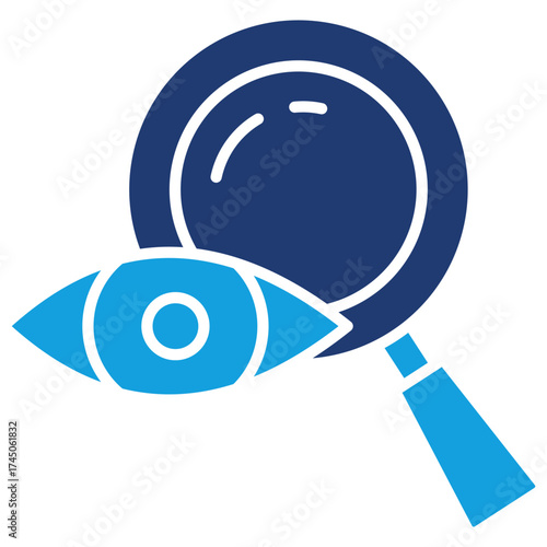 Seek Flat Blue Icon
