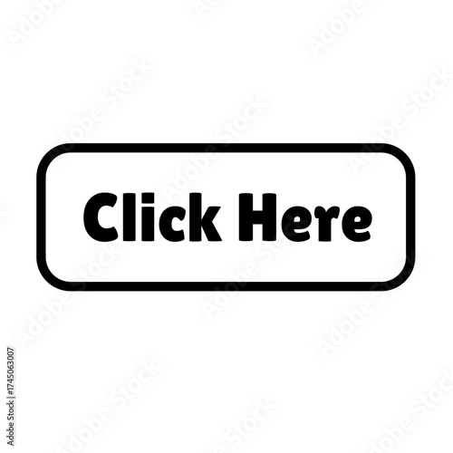 click here button icon vector 100px