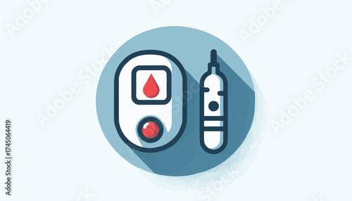 World Diabetes Day Solid Minimal Vector