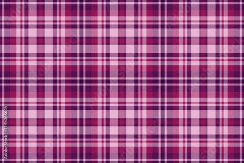 Detailed pink and purple plaid pattern. Versatile for backgrounds, textiles, or designs needing a classic, adaptable, and visually appealing texture.