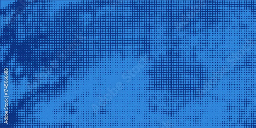Triangles Halftone Pattern Vector Abstract Geometric Technology Background. Triangular Half Tone Texture. Minimal Style Dynamic Tech Wallpaper