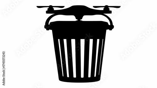 Drone Trash Can
