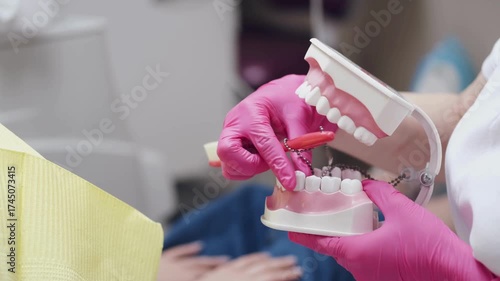woman dentist 
