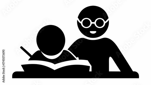 Dedicated mentor guides student in learning journey, fostering knowledge and growth together