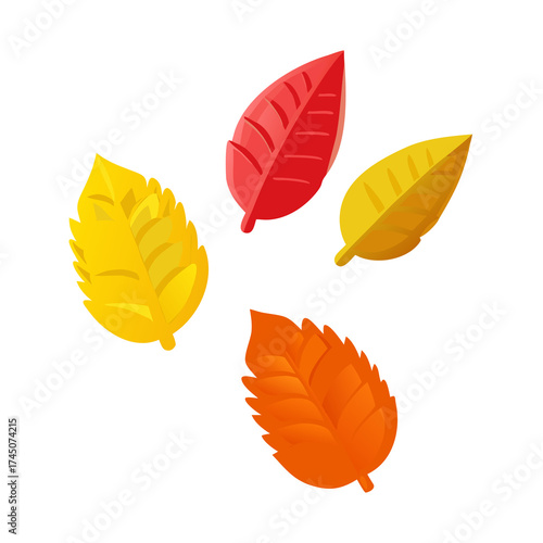 vector autumn leaves