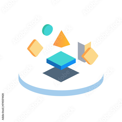 pie chart with arrow