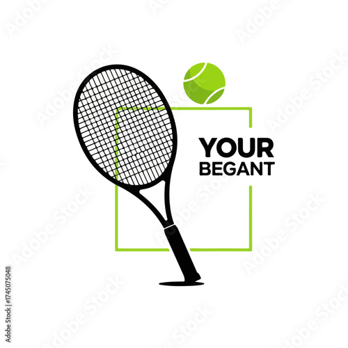 Tennis racket and ball focused on the game of tennis.