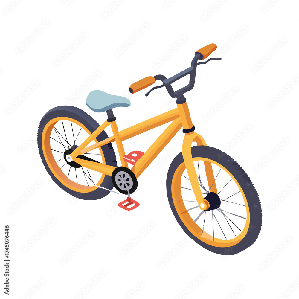 Fototapeta premium bicycle icon isolated on white background