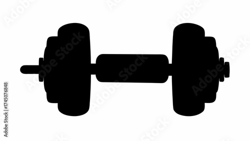 Dumbbell Silhouette