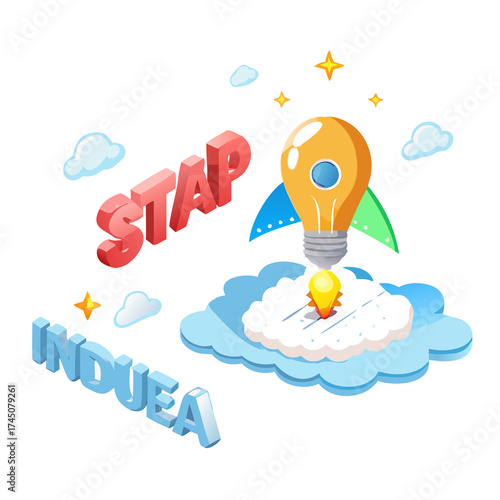 cloud computing concept illustration design