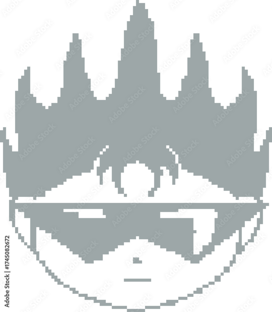 Obraz premium Punk Pixel Art