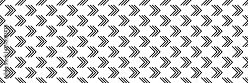 horizontal seamless black blended three arrows pattern for design and background.