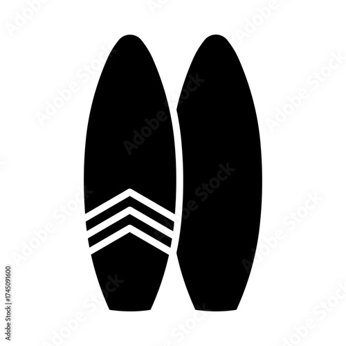 Surf board icon web design in vector illustration