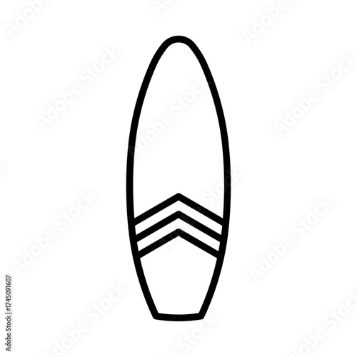 Black surfing boards logo design. Surfboard graphic design. Isolated vector illustration 