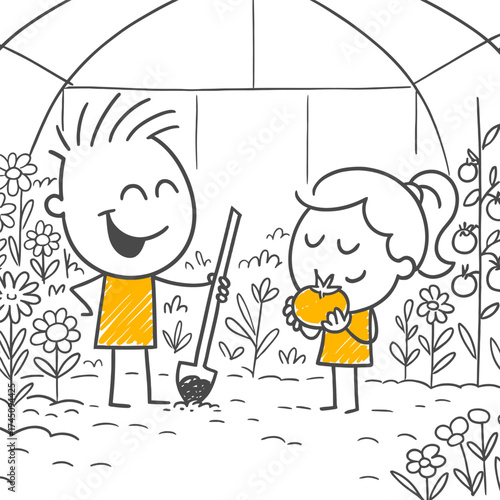 Under Green Greenhouses The Joy of Growing Happiness and The Taste of Shared Flavor.