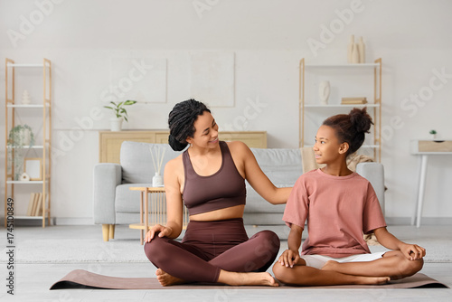 African-American mother wit...