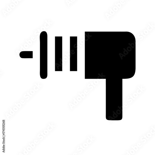 Vector art of drill icon