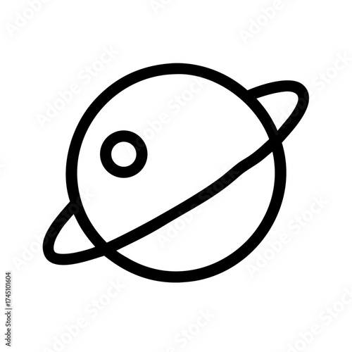 Vector art of planet icon