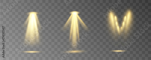 Golden rays stream from the top, casting light over particles and abstract haze. The scene glows with warmth and subtle sparkle. Designed for dramatic or emotional highlights.