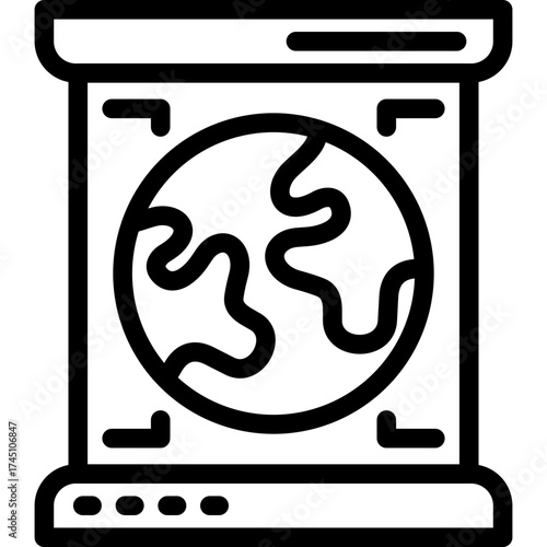 Mercury Icon Vector Element