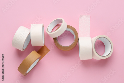 Assorted rolls of adhesive ...
