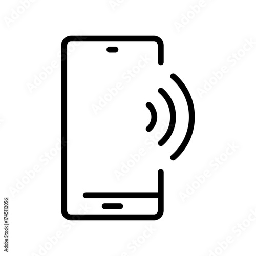 Phone and sound icon
