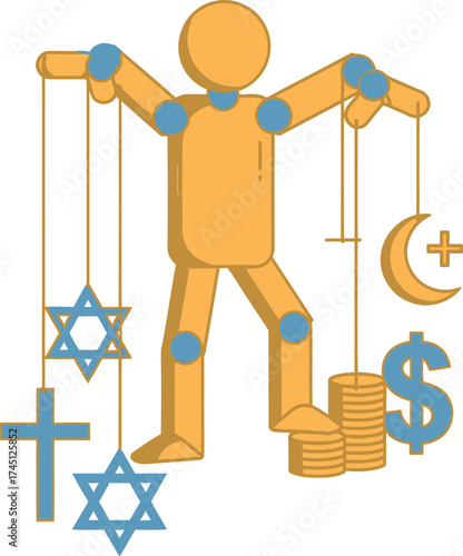 Puppet Master: Money and Religion Control