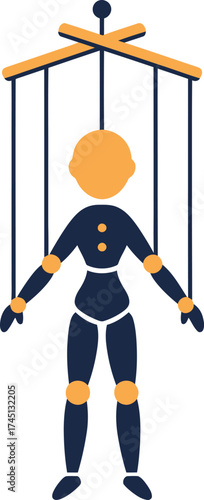 Marionette Puppet Vector Art