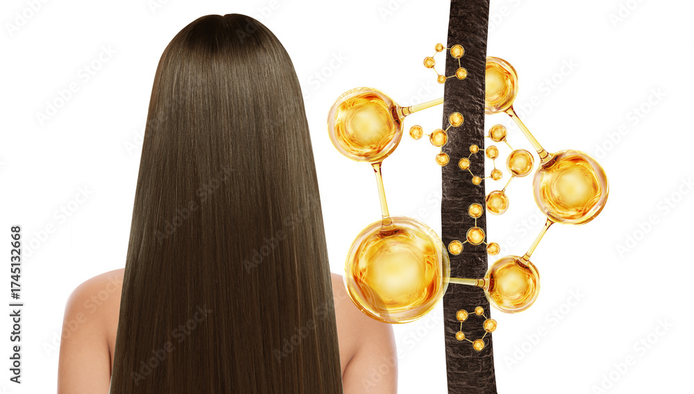 Obraz premium hair treatment concept
