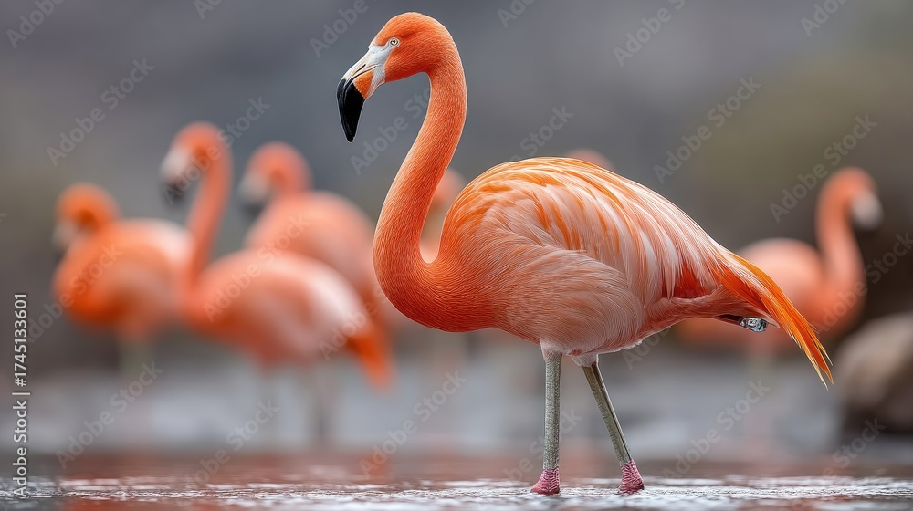 Fototapeta premium Elegant home gate with ornate ironwork illuminated by golden sunset glow amidst natural stone walls and cobblestone pathways