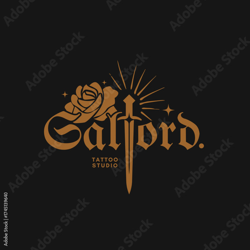 vector illustration of a tribal tattoo