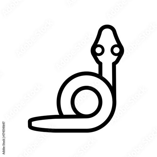 Snake - vector icon