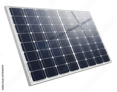 Wallpaper Mural Solar Panel on a Transparent Background for Sustainable Energy Solutions Torontodigital.ca