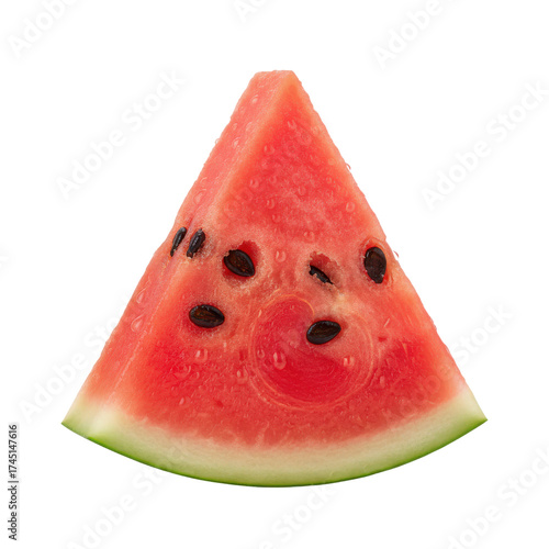 Wallpaper Mural Vibrant Watermelon Slice with Visible Seeds and Green Rind on Transparent Background Torontodigital.ca