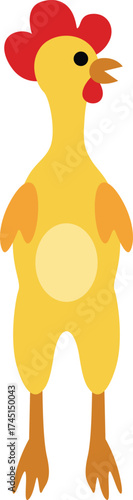 Funny Squeaky Rubber Chicken Toy