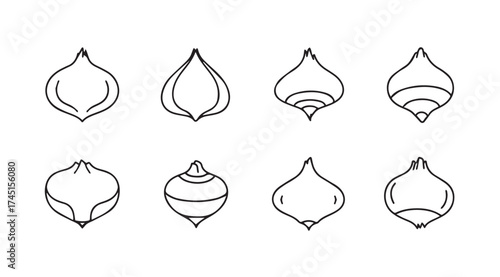 Hand drawn christmas baubles ornaments sketch collection simple outline festive decoration elements vector