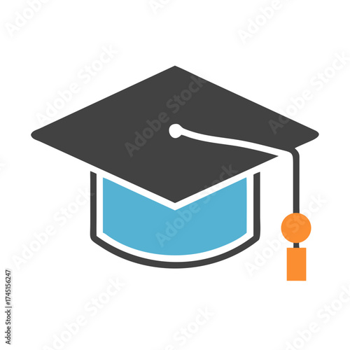 Graduation cap representing academic achievement