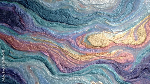 A captivating image showcasing rippled glass with pastel hues, creating a mesmerizing distortion effect for artistic design.