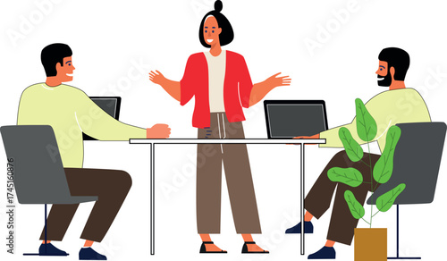 business people in office