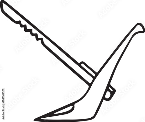 Vector line art of traditional farming with bull and plow in rural Bangladesh. EPS-ready for agriculture, heritage, and village life themes. Clean, editable design.