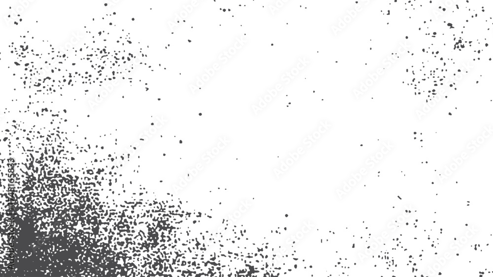 Obraz premium Distressed scratched texture frame with transparent grunge background. Dust grain overlay texture frame for retro vintage design compositions. 