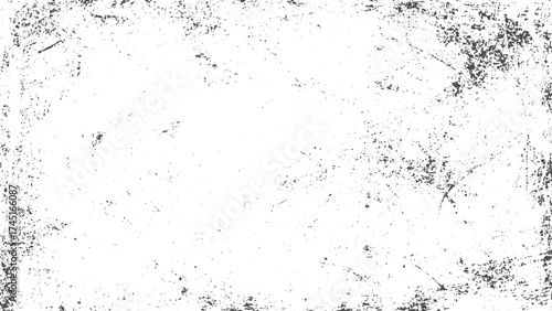 Monochrome distressed grunge texture with irregular graphic elements. Abstract grunge background with uneven distressed monochrome texture. 