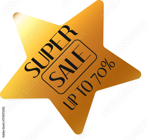 70% Star Tag