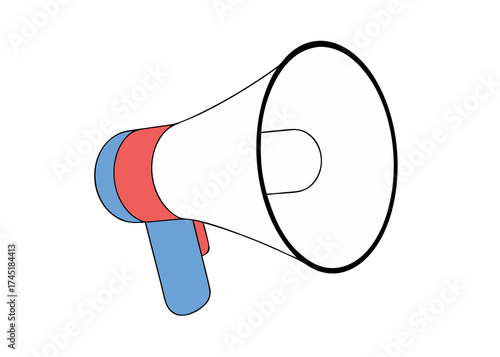 megaphone vector illustration for digital marketing