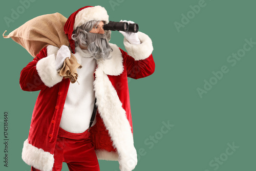 Santa Claus with bag full o...