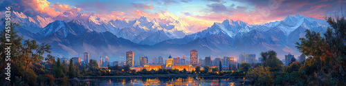 Dushanbe Morning Skyscape