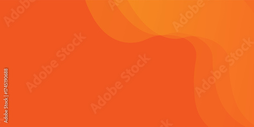 Abstract orange background. Orange elements with fluid gradient. vector art