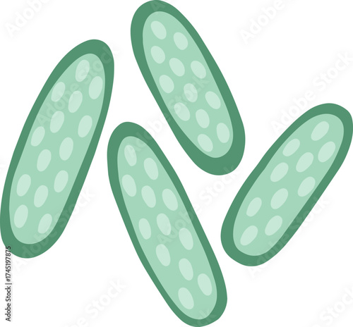 Green microbes causing disease or good for cells