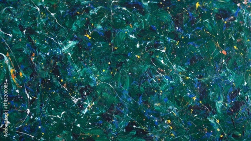 Wallpaper Mural Energetic brushwork dynamic abstract paint splatter. Artificial intelligence image Torontodigital.ca